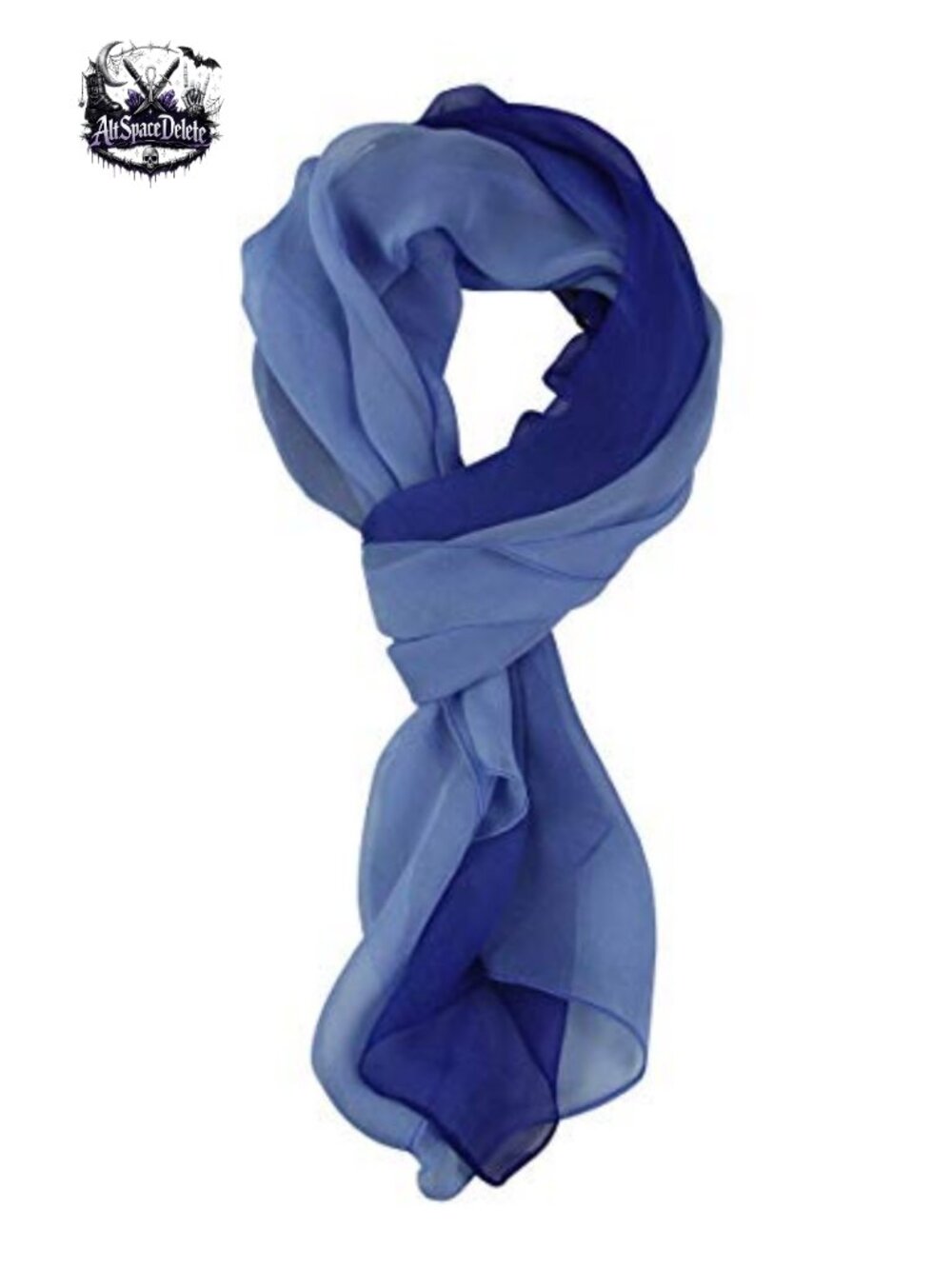 Long Chiffon Sheer Scarf Lightweight Silk Blend Women's Fashion Accessory